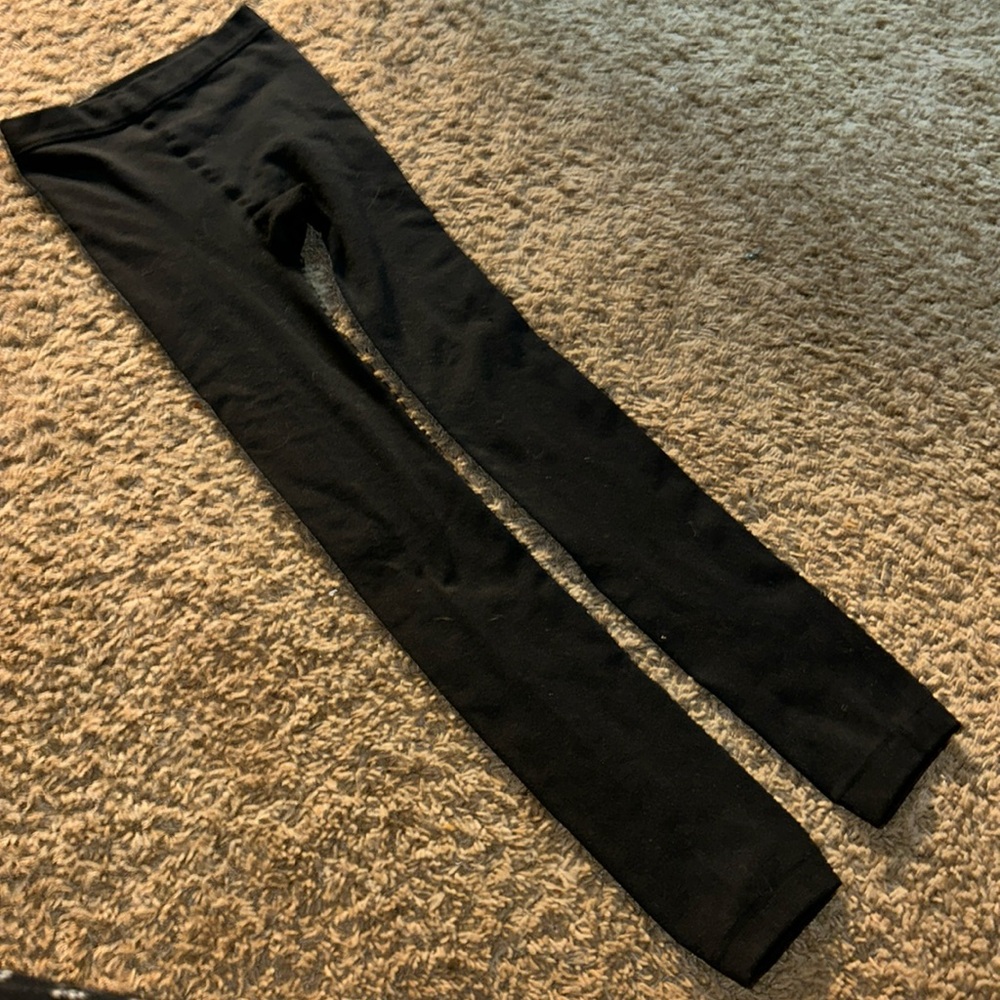 Women’s fleece lined thermal leggings for layering